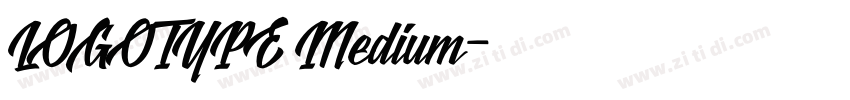 LOGOTYPE Medium字体转换